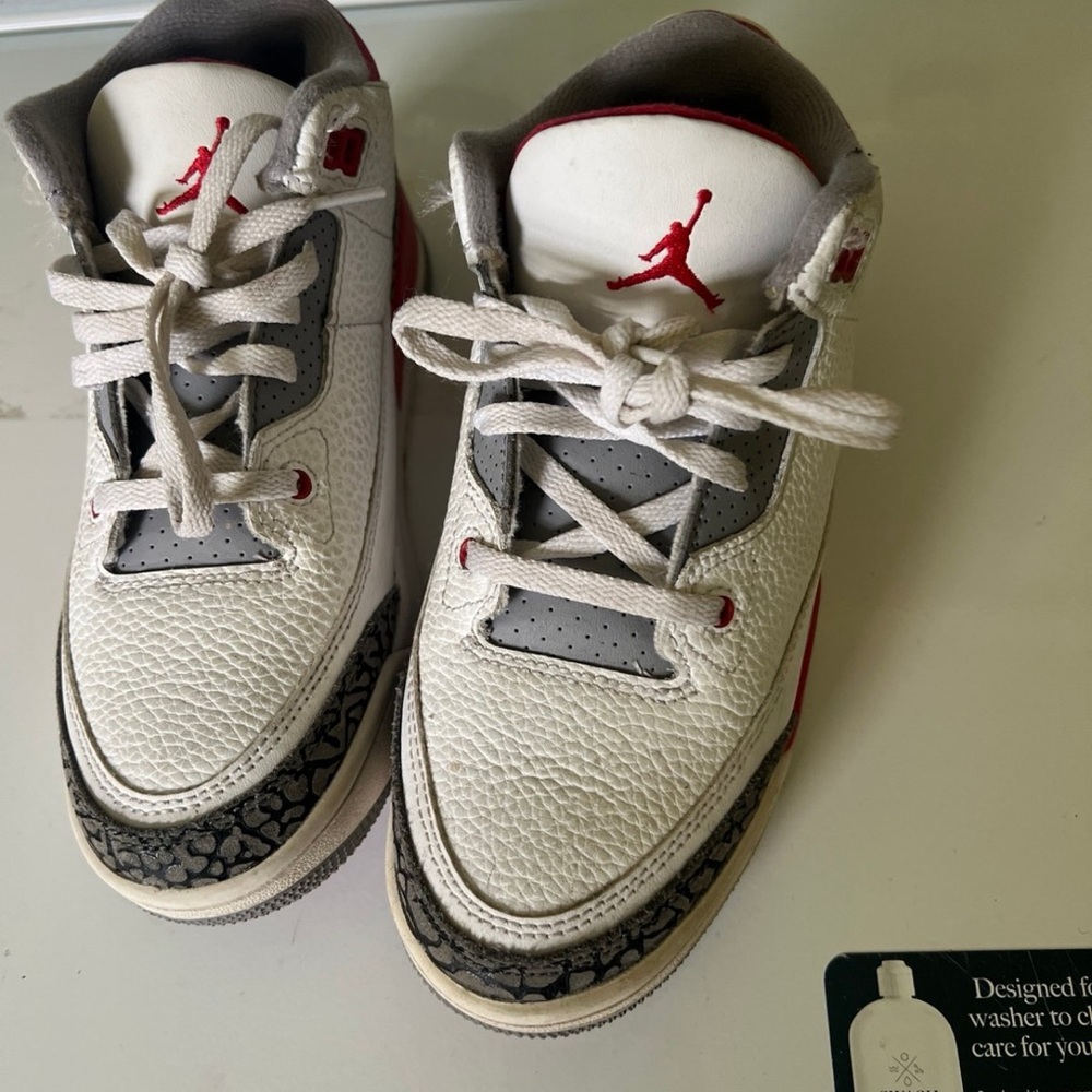 Nike Kids Sneakers - White, Gray, and Red